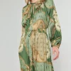 Current Air Midi Dresses-Adelaide Midi Dress OLIVEMLT