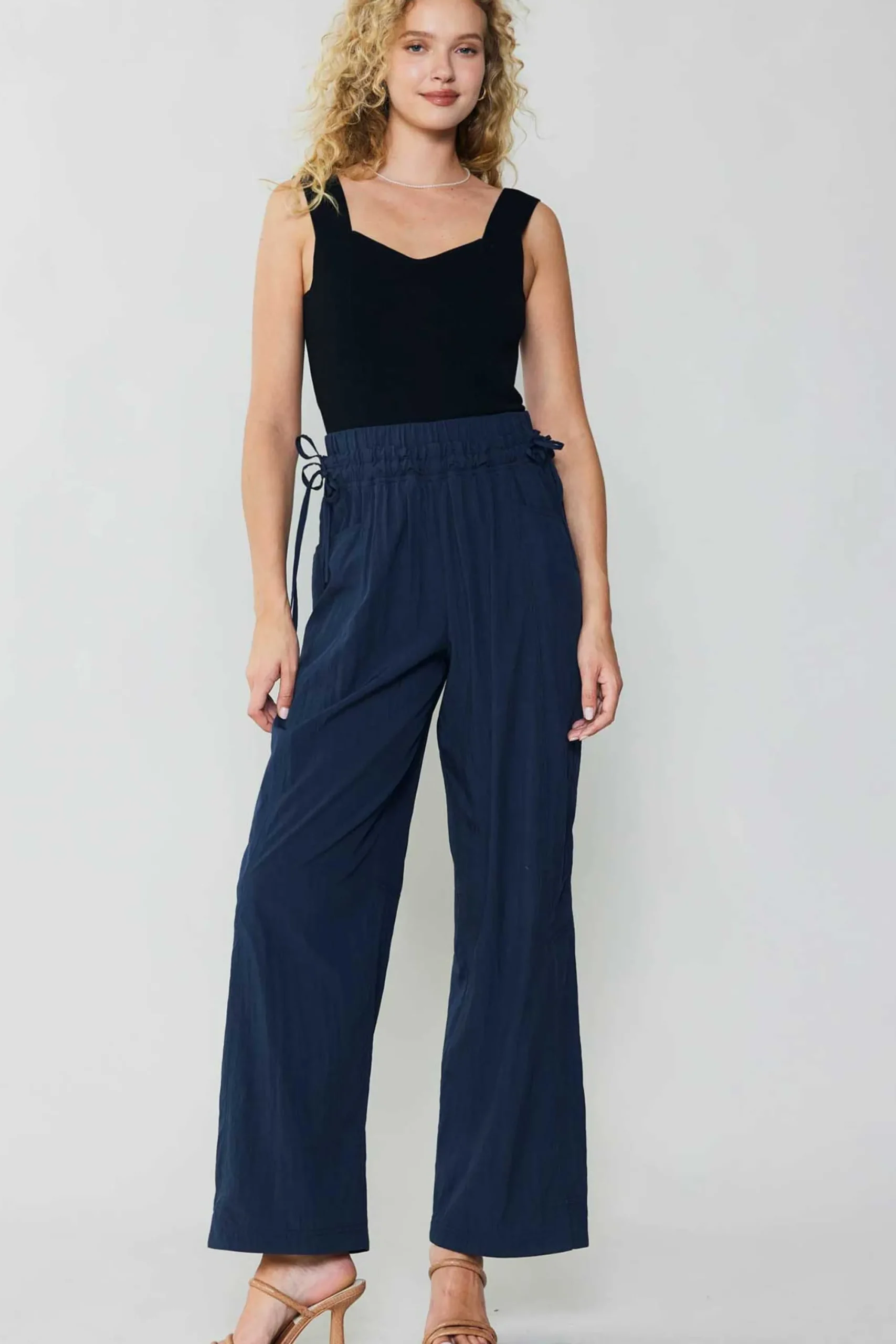 Current Air Pants-Adjustable Waist Pants NAVY