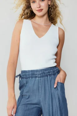 Current Air Pants-Adjustable Waist Pants CHAMBRAY
