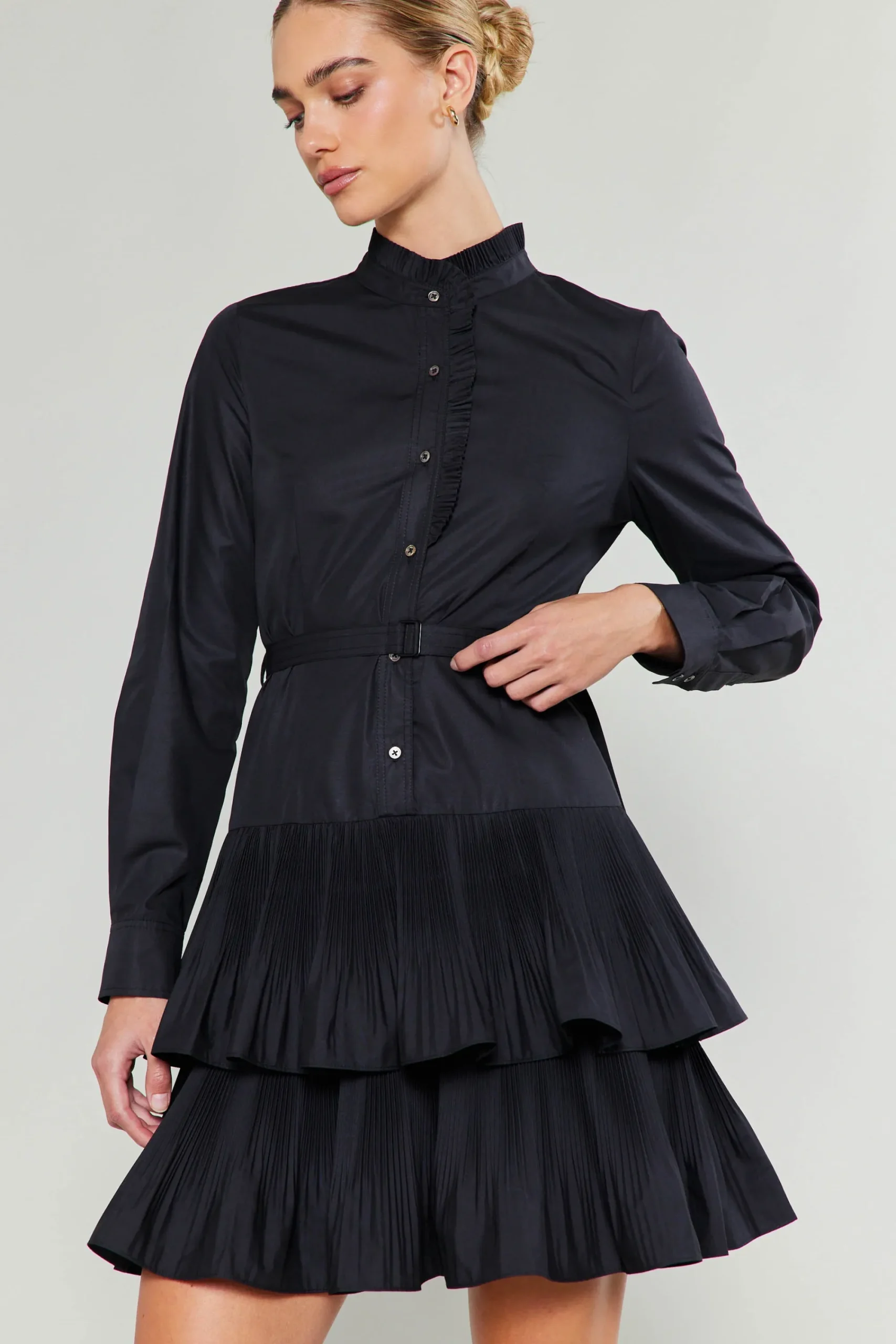 Current Air Mini Dresses-Anberlin Mini Dress BLACK