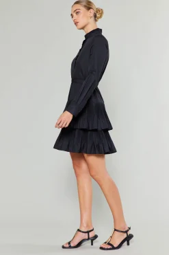 Current Air Mini Dresses-Anberlin Mini Dress BLACK