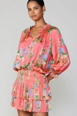 Current Air Mini Dresses-Aurelie Floral Mini Dress BRINKPINK