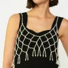 Current Air Accessories | Sleeveless Tops-Beaded Pearl Cami WHITE