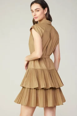 Current Air Mini Dresses-Berlin Mini Dress LATTE