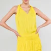 Current Air Mini Dresses-Cara Pleated Mini Dress SUNNYYELLOW
