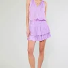 Current Air Mini Dresses-Cara Pleated Mini Dress PASTELPINK