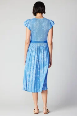 Current Air Midi Dresses-Carolina Pleated Skirt Midi Dress LIGHTBLUE