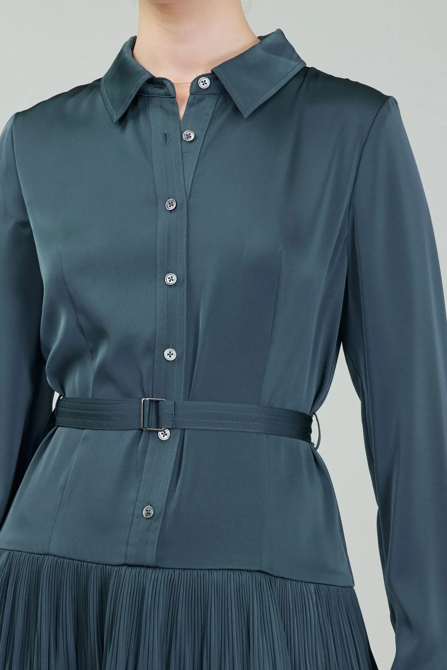 Current Air Mini Dresses-Carrera Mini Dress FORESTGREEN