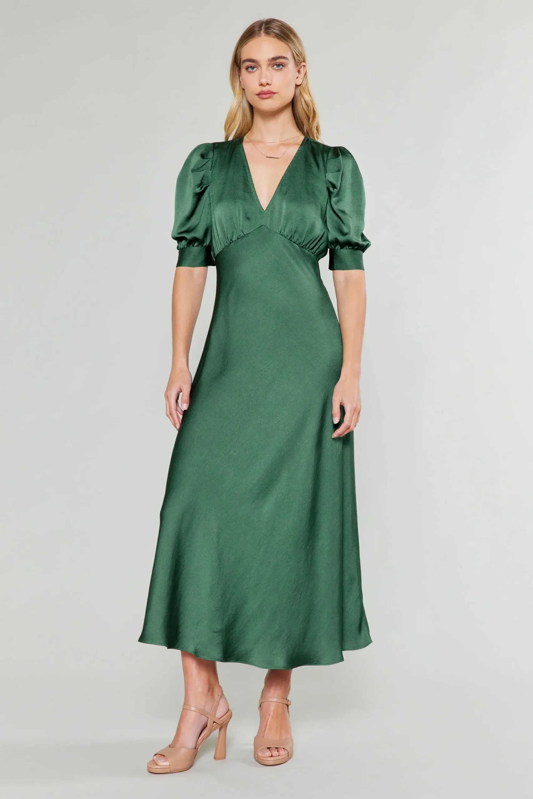Current Air Maxi Dresses-Diana Maxi Dress FORESTGREEN