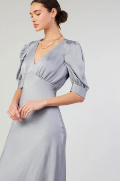 Current Air Maxi Dresses-Diana Maxi Dress SILVER