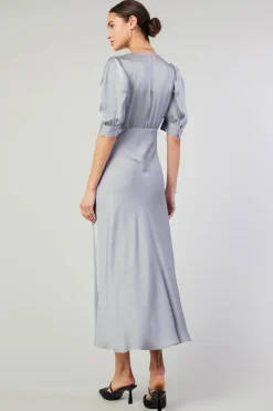 Current Air Maxi Dresses-Diana Maxi Dress SILVER