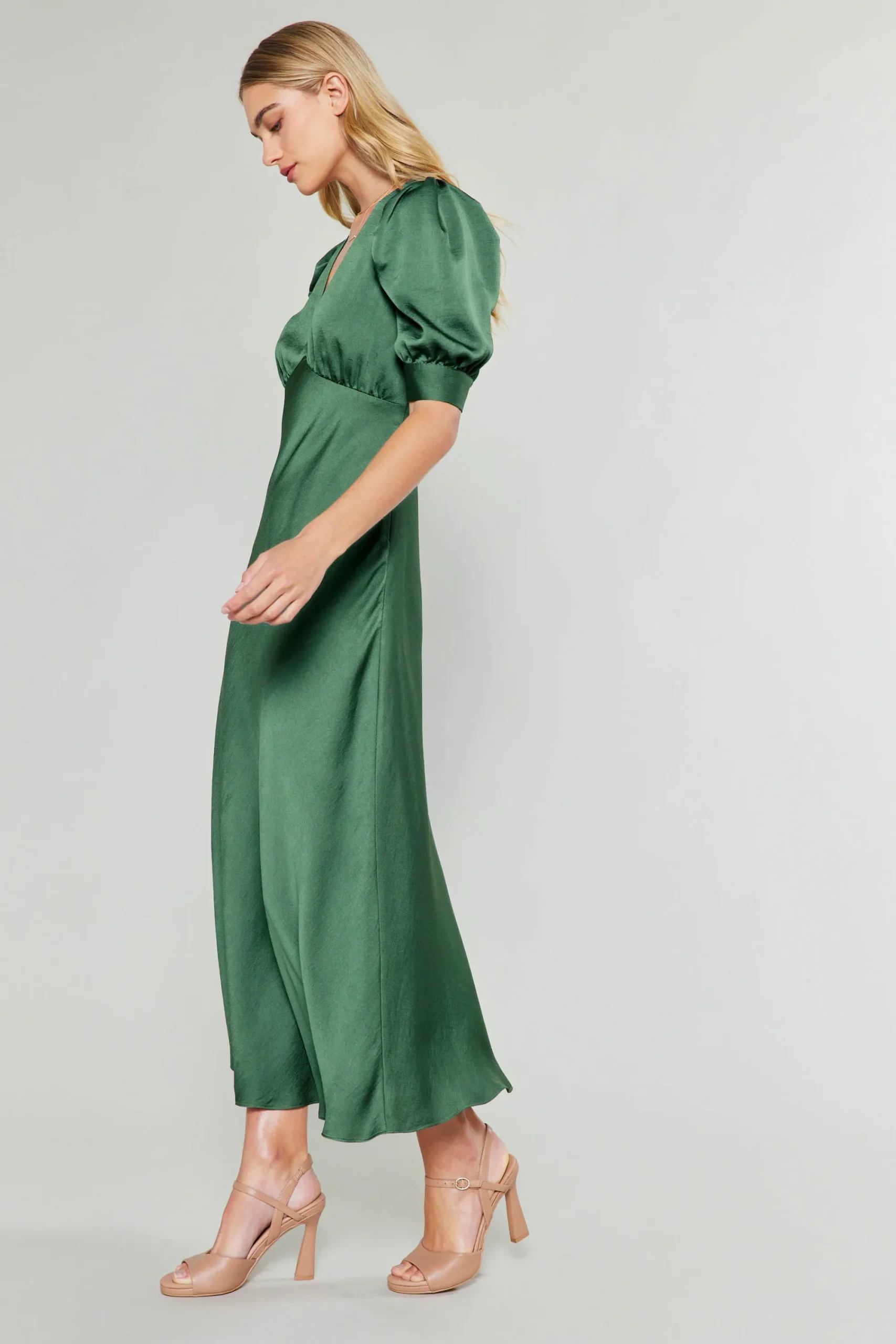 Current Air Maxi Dresses-Diana Maxi Dress FORESTGREEN