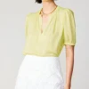 Current Air Shorts-Floral Lace Shorts WHITE