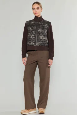 Current Air Knitwear | Coats & Jackets-Floral Patterned Sweater Jacket DARKFLORAL