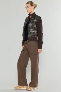 Current Air Knitwear | Coats & Jackets-Floral Patterned Sweater Jacket DARKFLORAL