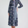Current Air Maxi Dresses | Midi Dresses-Kaleidoscope Motif Maxi Dress NAVYMLT