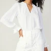 Current Air Shorts-Lace Shorts WHITE