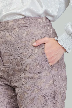 Current Air Pants-Lace Straight Pant TAUPEGREY