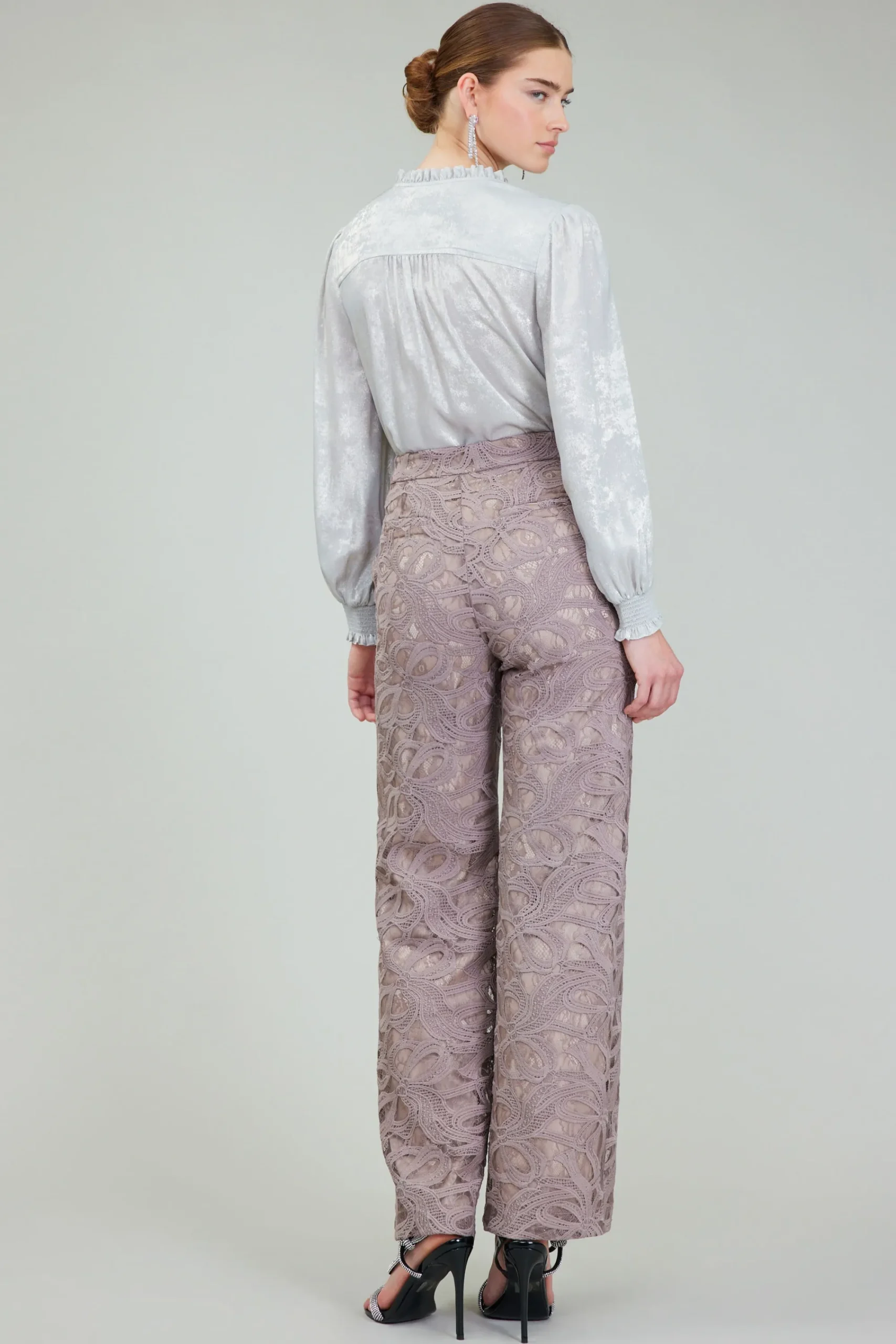 Current Air Pants-Lace Straight Pant TAUPEGREY