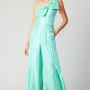 Current Air Sleeveless Tops-Pastel Bowtie Top MINT