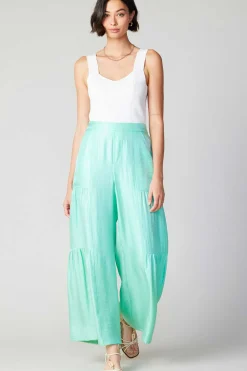 Current Air Pants-Pastel Wide Leg Pants MINT