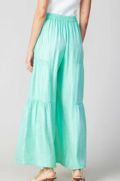 Current Air Pants-Pastel Wide Leg Pants MINT