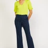 Current Air Pants-Pinstriped Bootcut Pant NAVYSTRIPE