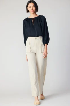 Current Air Pants-Pocket Cargo Pants OATMEAL