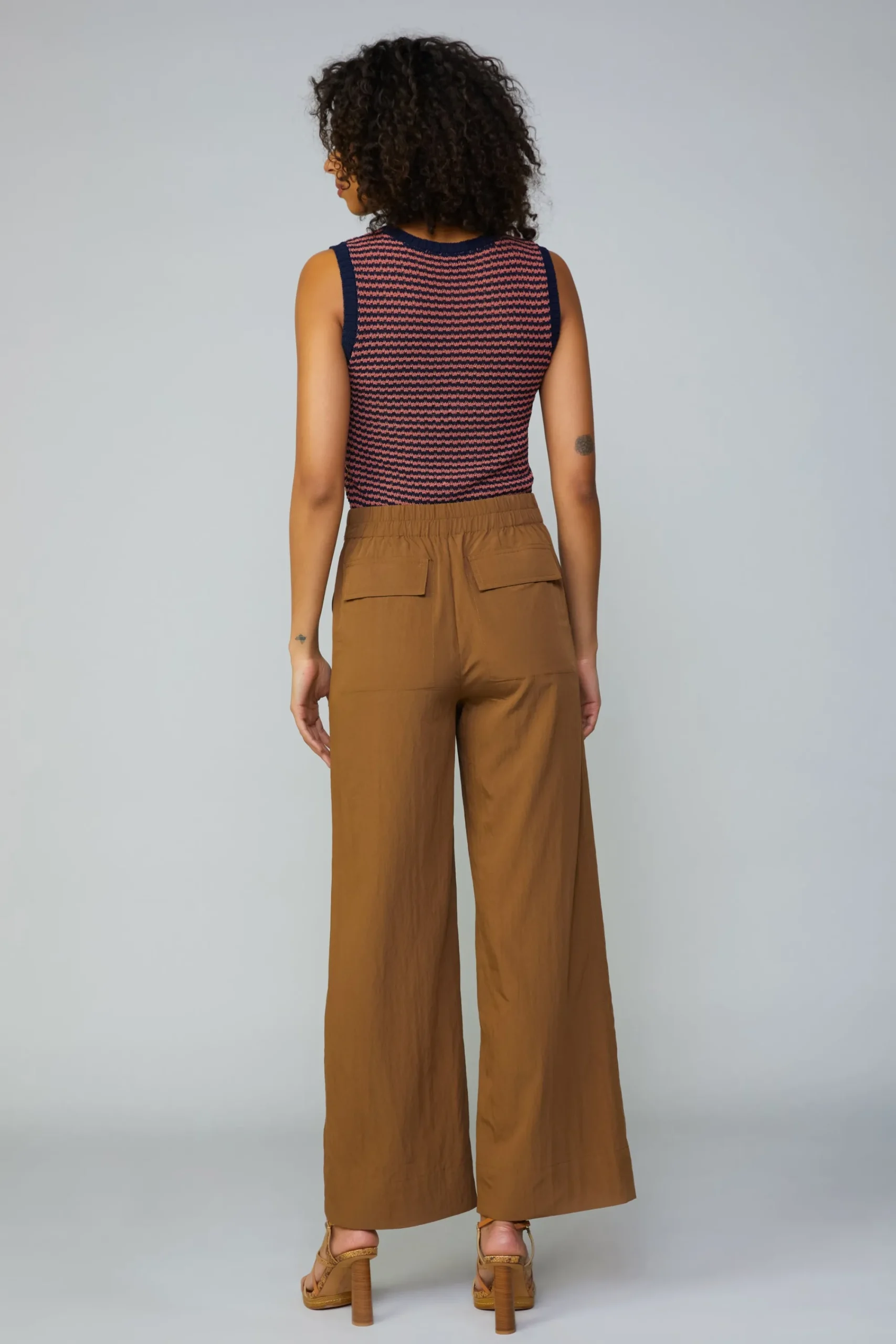 Current Air Pants-Pocket Detail Cargo Pant COCOA