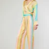 Current Air Pants-Prismatic Gradient Wide Leg Pants DESERTRAINBOW