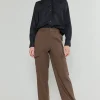 Current Air Pants-Side Pocket Pants BROWN