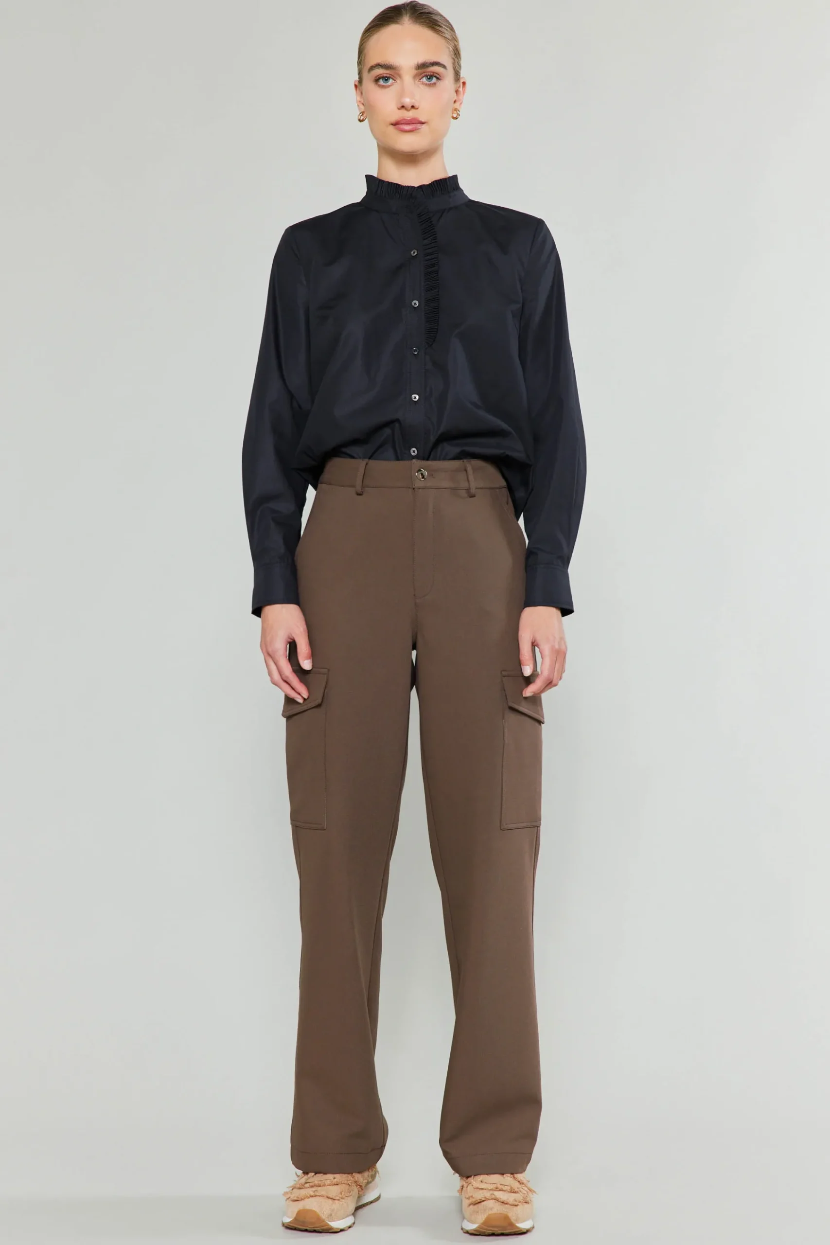 Current Air Pants-Side Pocket Pants BROWN