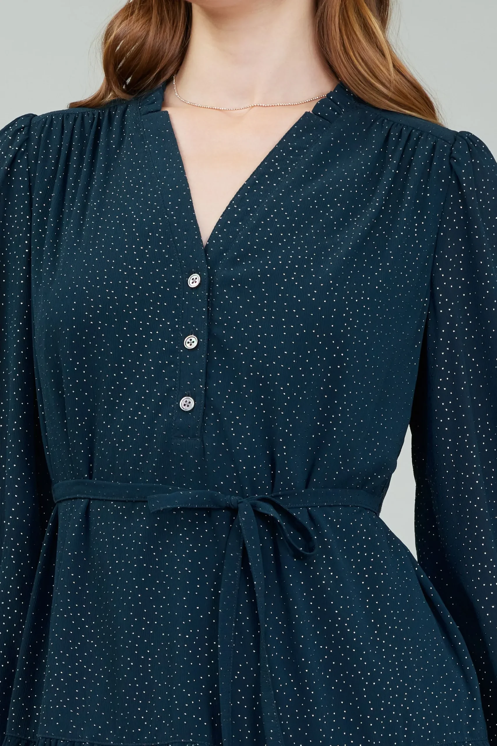 Current Air Mini Dresses-Sparkle Mini Dress DEEPTEAL