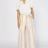 Current Air Pants-Striped Wide Leg Pant MULTISTRIPE