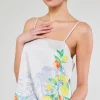Current Air Sleeveless Tops-Tuscan Citrus Cami BLUELEMONGARDEN
