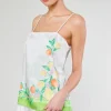 Current Air Sleeveless Tops-Tuscan Citrus Cami GREENLEMONGARDEN