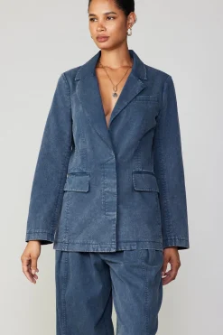 Current Air Coats & Jackets-Vintage Denim Jacket VINTAGEINDIGO