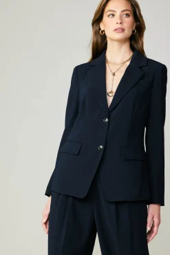 Current Air Coats & Jackets-Welt Pocket Blazer NAVY