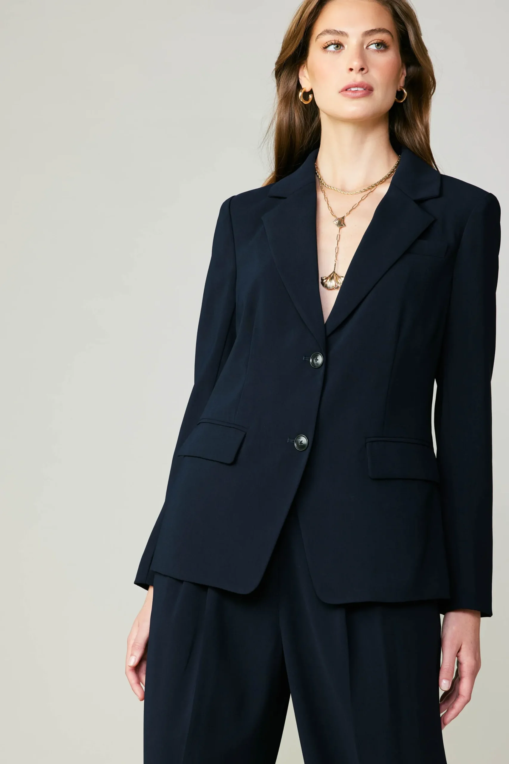 Current Air Coats & Jackets-Welt Pocket Blazer NAVY