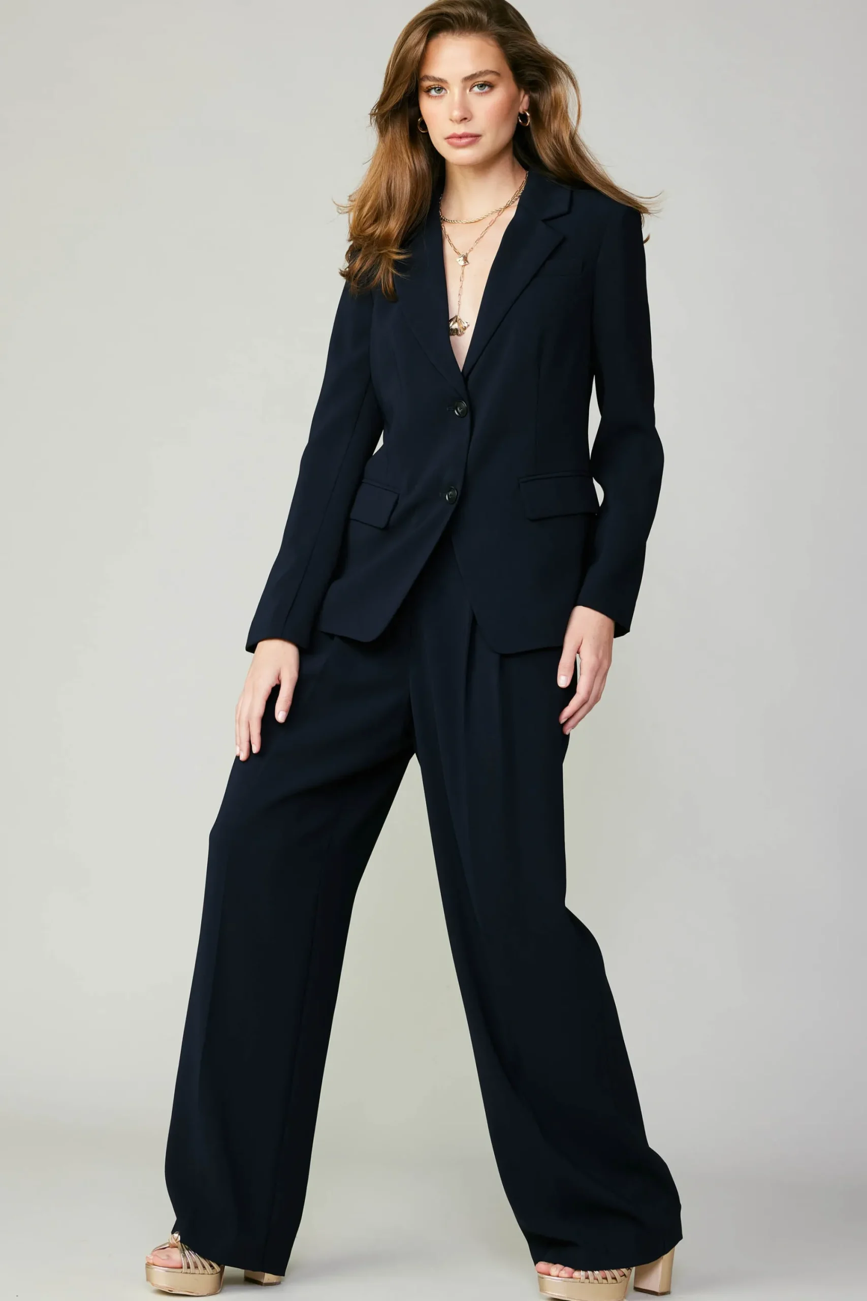 Current Air Coats & Jackets-Welt Pocket Blazer NAVY