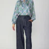 Current Air Pants-Wide Leg Denim Pants DARKINDIGO